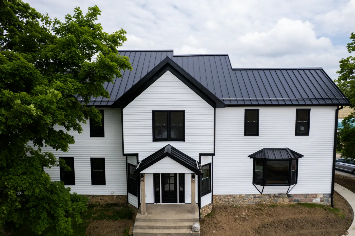 Flashing and seam work in Smokey Row Estates